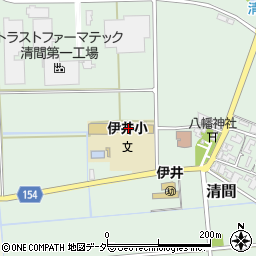 あわら市立伊井小学校周辺の地図