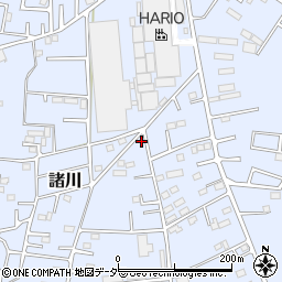 茨城県古河市諸川1384-7周辺の地図