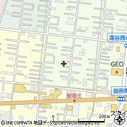 埼玉県深谷市西大沼372周辺の地図