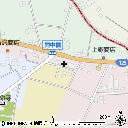 茨城県古河市東間中橋36周辺の地図