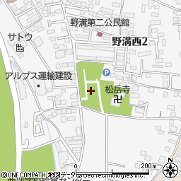 長野県松本市野溝西周辺の地図