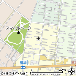 埼玉県深谷市萱場65周辺の地図