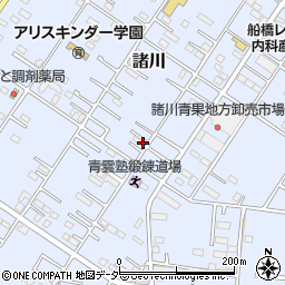 茨城県古河市諸川808-6周辺の地図