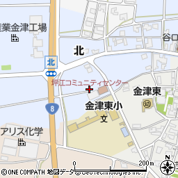 坪江コミュニティセンター周辺の地図