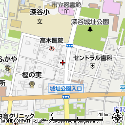 埼玉県深谷市仲町18-9周辺の地図