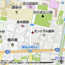 埼玉県深谷市仲町18-34周辺の地図