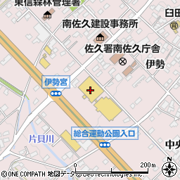 ケーヨーデイツー臼田店周辺の地図