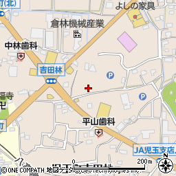 埼玉県本庄市児玉町吉田林366周辺の地図