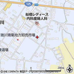 茨城県古河市諸川695周辺の地図