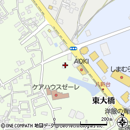 茨城県石岡市東大橋3215周辺の地図