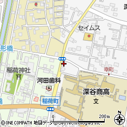 埼玉県深谷市原郷208周辺の地図