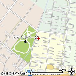 埼玉県深谷市萱場58周辺の地図