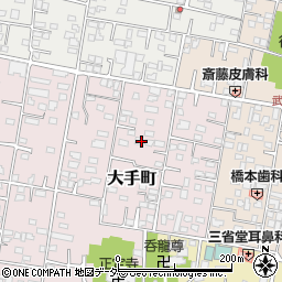 茨城県古河市大手町周辺の地図