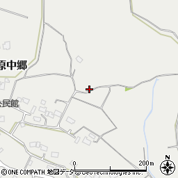 茨城県小美玉市竹原中郷周辺の地図