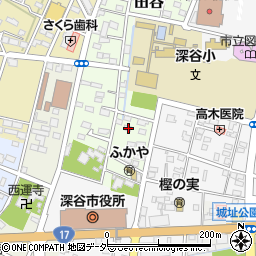 埼玉県深谷市田谷302周辺の地図