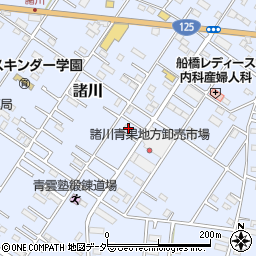 茨城県古河市諸川742-3周辺の地図