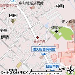 長野県佐久市臼田中町259周辺の地図