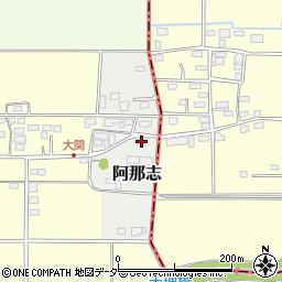 埼玉県児玉郡美里町阿那志1885周辺の地図