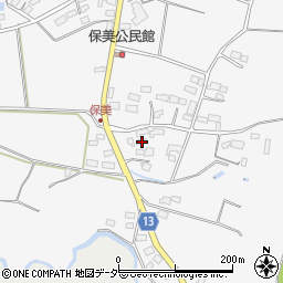 群馬県藤岡市保美108周辺の地図