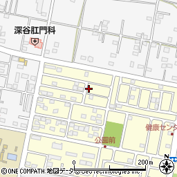 埼玉県深谷市常盤町77周辺の地図