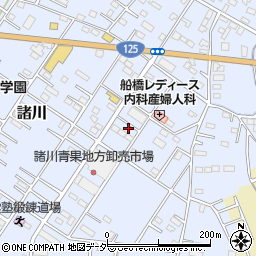 茨城県古河市諸川678周辺の地図