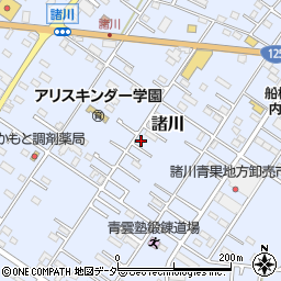 茨城県古河市諸川766周辺の地図