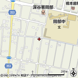 埼玉県深谷市山河1153-2周辺の地図