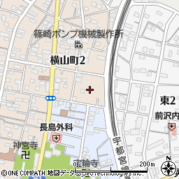 茨城県古河市横山町2丁目1周辺の地図