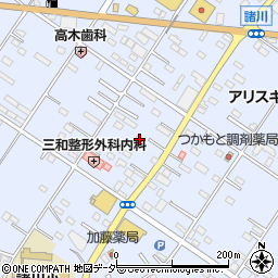 茨城県古河市諸川1091周辺の地図