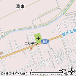 渕東児童遊園トイレ周辺の地図