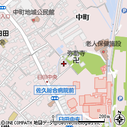 長野県佐久市臼田中町255周辺の地図