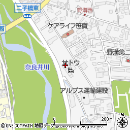 ダンロップタイヤ関東松本周辺の地図