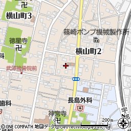 茨城県古河市横山町2丁目3周辺の地図