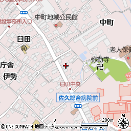 長野県佐久市臼田中町262-1周辺の地図