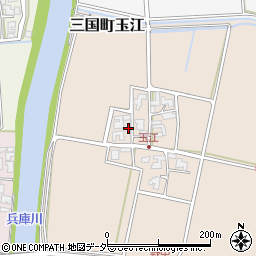 福井県坂井市三国町玉江21周辺の地図