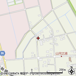 埼玉県深谷市山河679周辺の地図