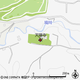 天陽寺周辺の地図