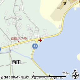 島根県隠岐郡隠岐の島町西田14周辺の地図