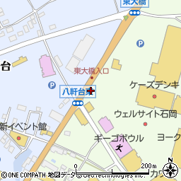 伝丸６号石岡大橋店周辺の地図