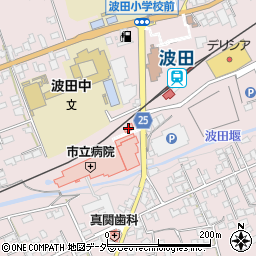 松本市立病院託児所きらり周辺の地図