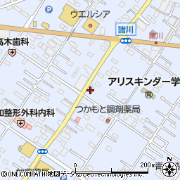 茨城県古河市諸川793周辺の地図