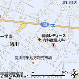 茨城県古河市諸川672周辺の地図