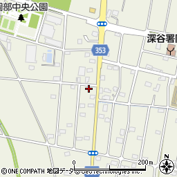 埼玉県深谷市山河971周辺の地図