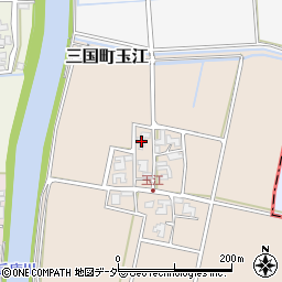 福井県坂井市三国町玉江15-7周辺の地図