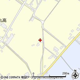 茨城県小美玉市野田周辺の地図