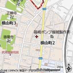 茨城県古河市横山町2丁目7周辺の地図