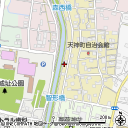 埼玉県深谷市天神町1周辺の地図