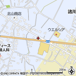 茨城県古河市諸川491周辺の地図