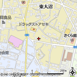 埼玉県深谷市東大沼337周辺の地図