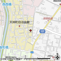 埼玉県深谷市天神町5周辺の地図